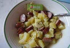 Salade de pommes de terre et saucisses fumées - Celine T.