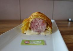 Feuilleté de saucisse de Morteau au reblochon - Virginie R.