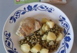 Poulet pommes de terre petits pois - Julie M.