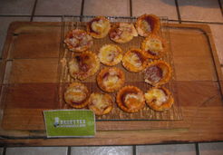 Mini tartelettes pour l'apéro (avec sauce tomate Jardin Bio) - Lucie O.