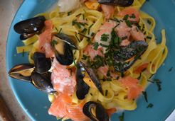 tagliatelle aux fruits de mer - Kalliopi K.