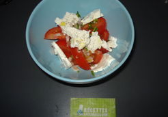 Salade de tomates au chèvre frais - Adeline A.