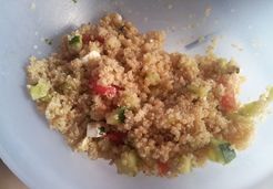 Salade quinoa tomate feta - Amel B.