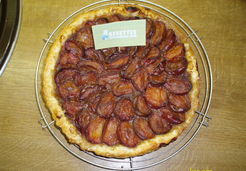 Tarte aux prunes et speculoos.  - Monique D.
