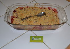 Crumble mangue-framboises - Florence G.