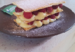 Millefeuille à la framboise facile  - Blandine D.