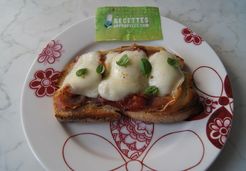 Bruschetta tomates confites et mozzarella - Celine T.