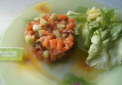 Tartare au saumon et concombre - Celine T.
