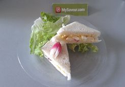 Club sandwich oeuf et radis - Julie M.